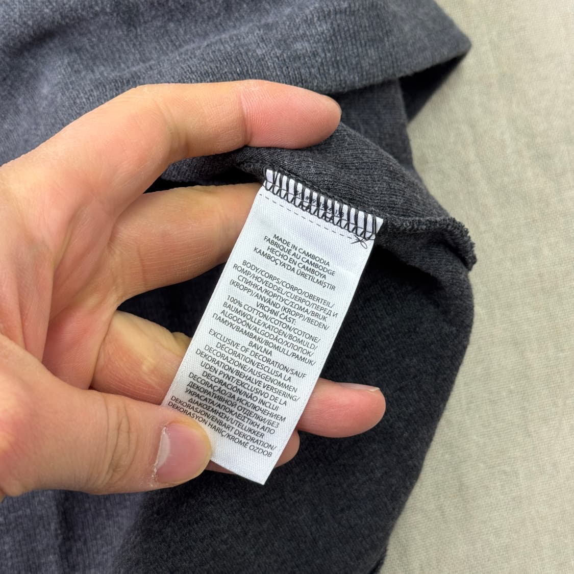 폴로랄프로렌 차콜 니트 반집업 XL 상품이미지6