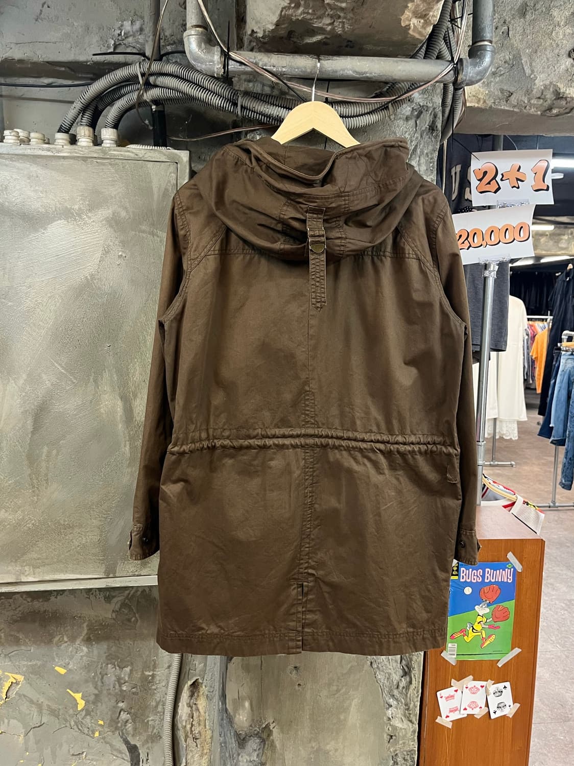 빈티지 야상 자켓 카키브라운 100 #csz3990 상품이미지2