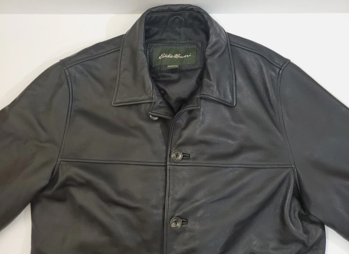 에디바우어 가죽코트 BLACK_L SIZE 상품이미지2