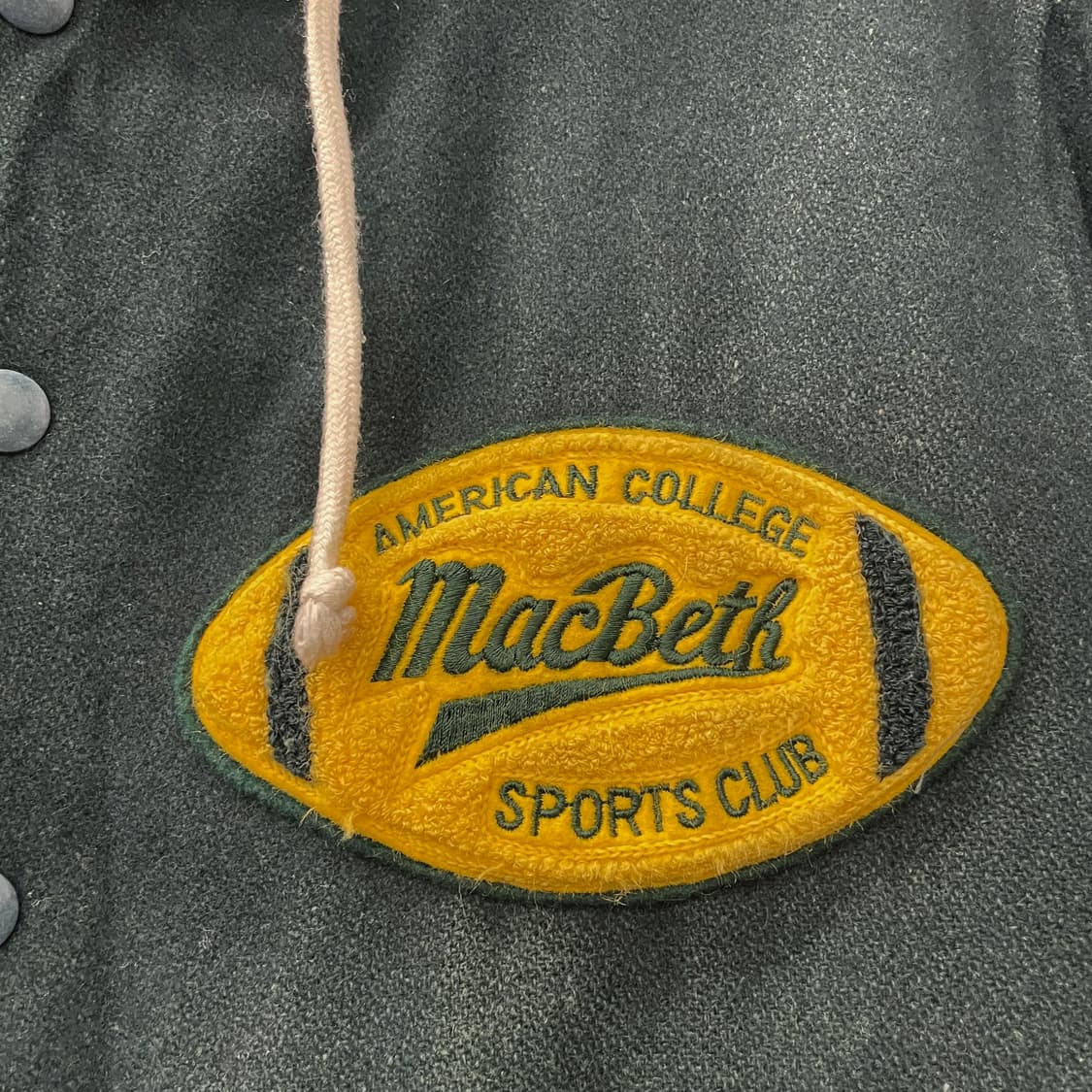 80s MacBeth 스포츠 클럽 세일러 후드 바시티 자켓 상품이미지4