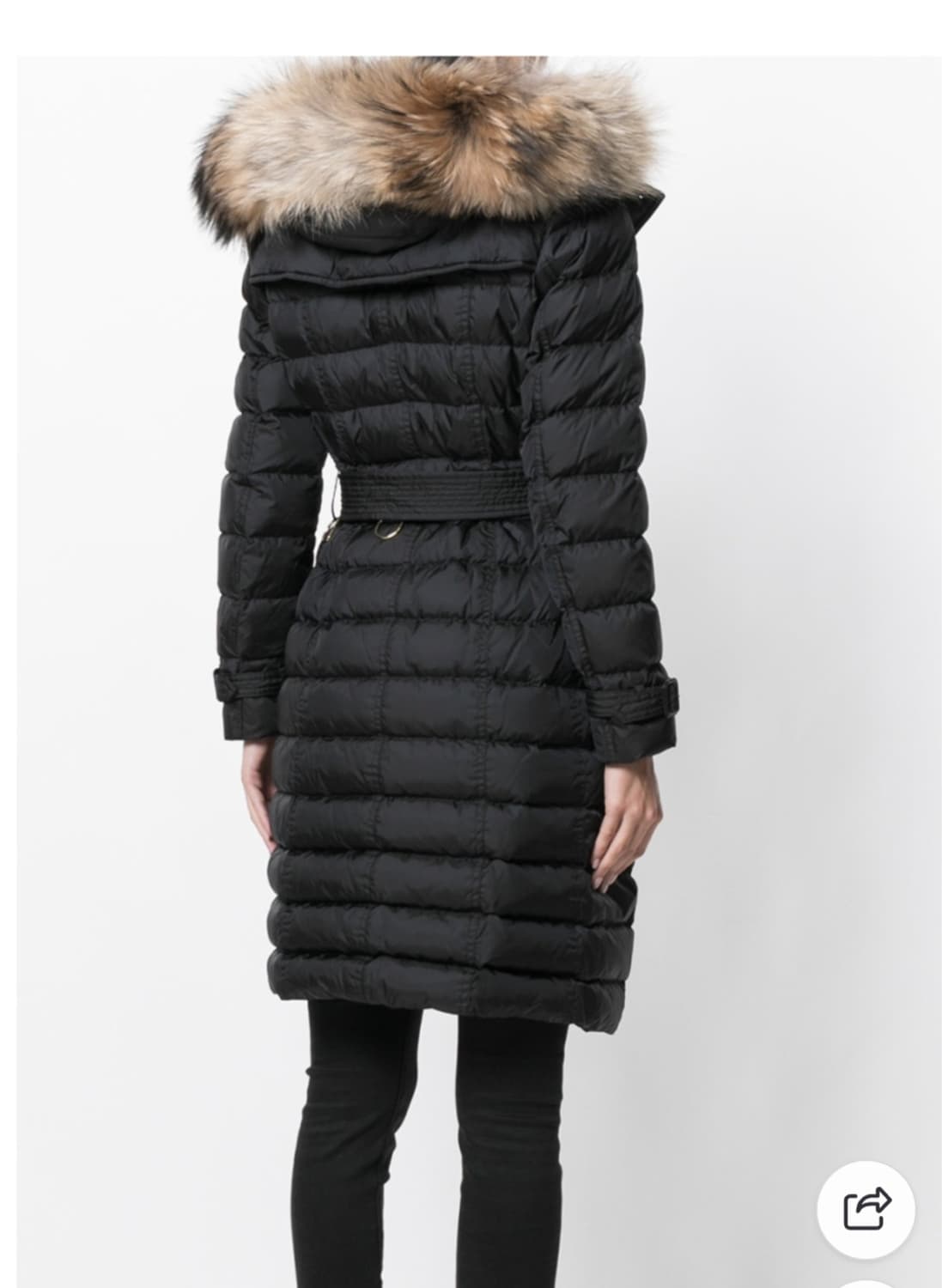 (정품)버버리 달머튼 라쿤퍼후드 패딩 상품이미지2