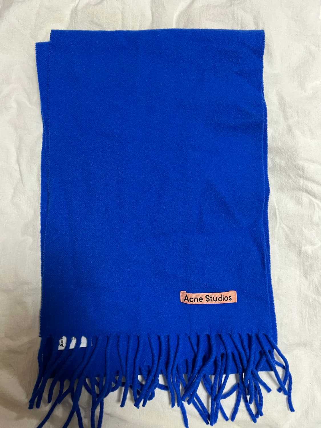 아크네 스튜디오 머플러 로얄블루 스키니 CA0157 상품이미지3