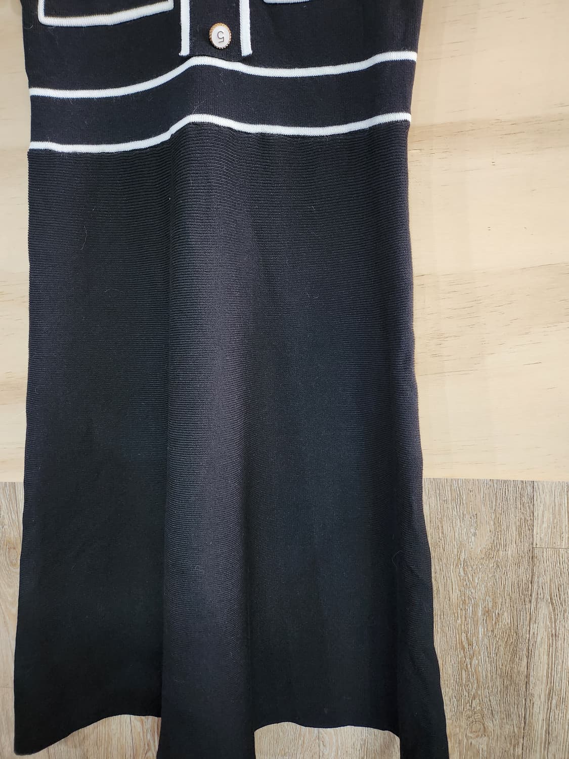 633) 반팔 니트 미디원피스 상품이미지4