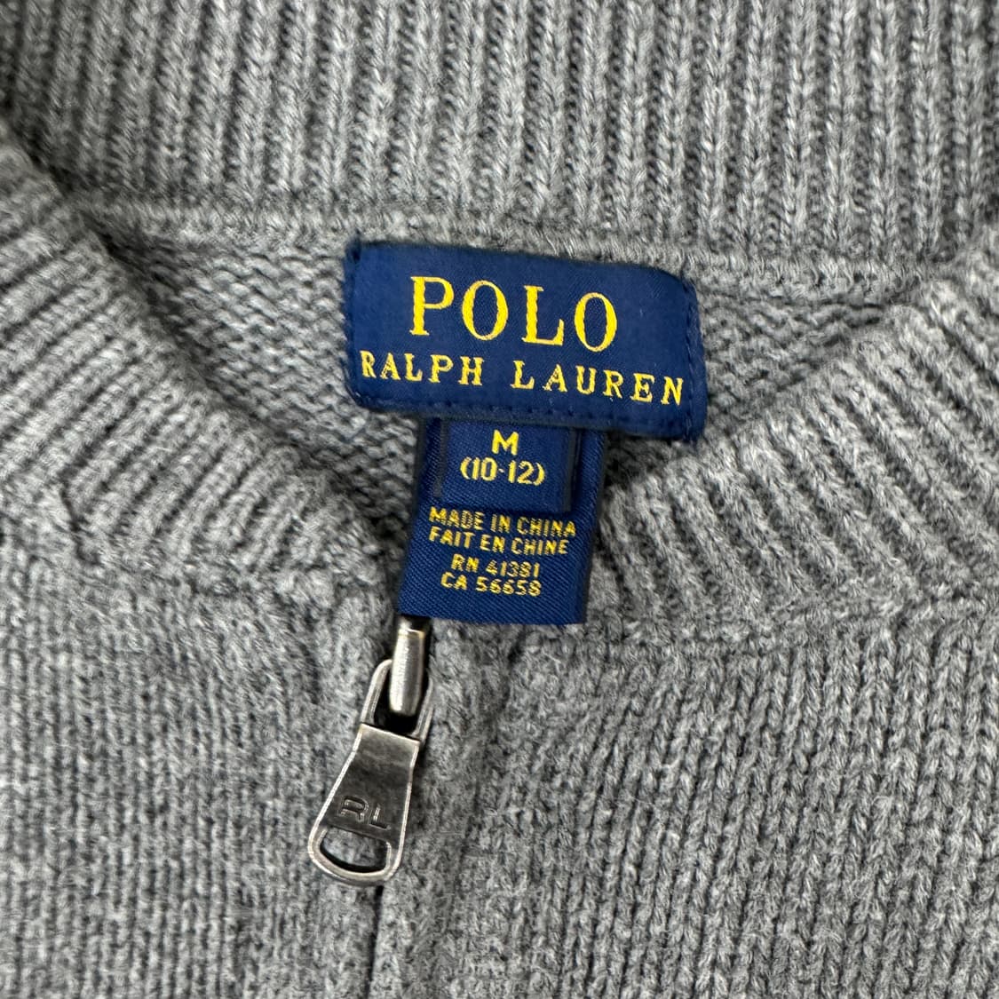 여성용 44 폴로 랄프로렌 빅포니 니트 집업 상품이미지5