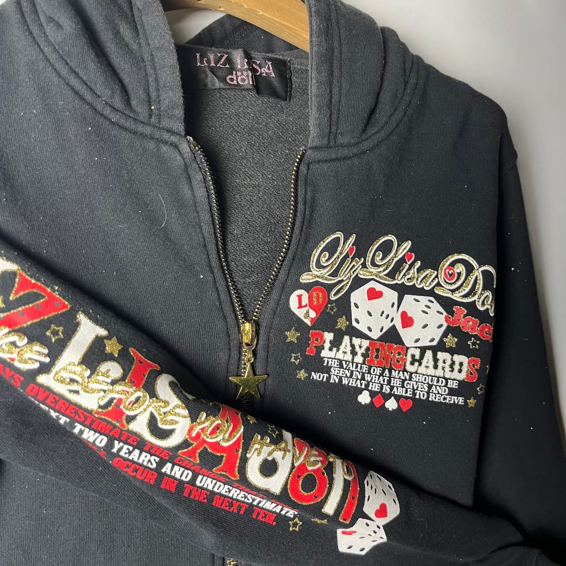 [LIZ LISA doll] 리즈리사돌 키치 프린팅 후드집업 상품이미지4