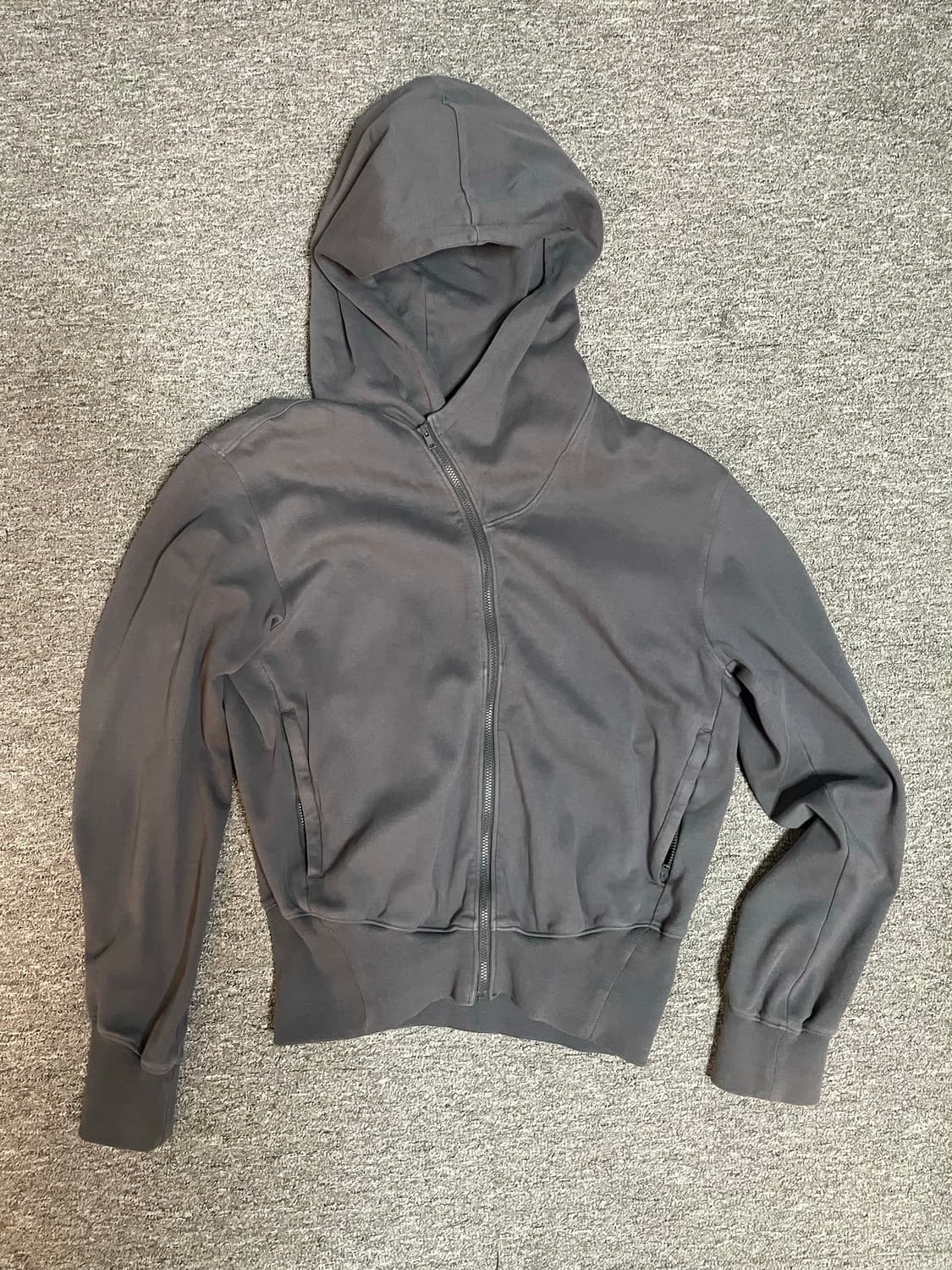 EE 커브드 후디 (차콜) 상품이미지3