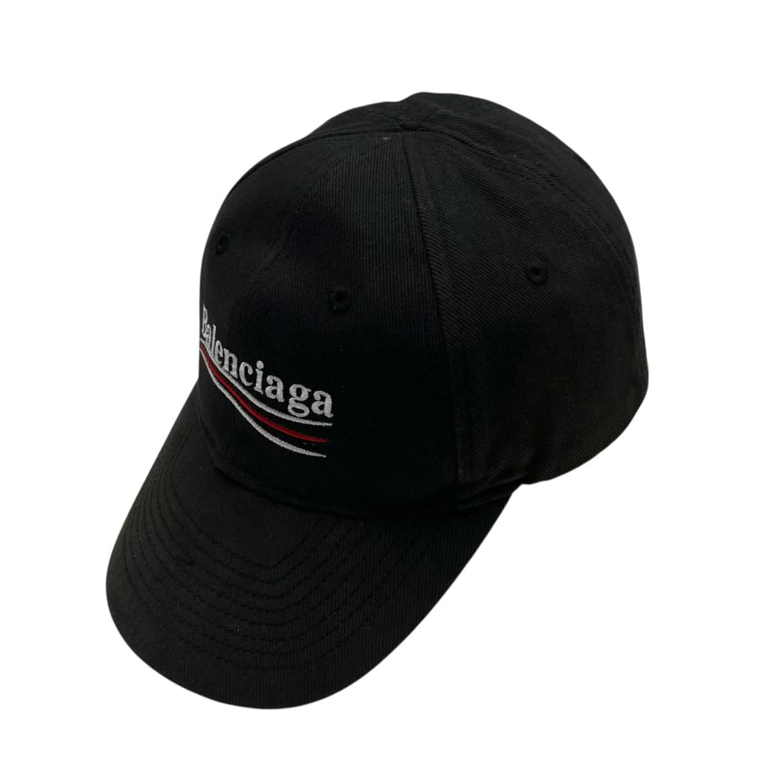 발렌시아가 웨이브 블랙 볼캡 상품이미지5