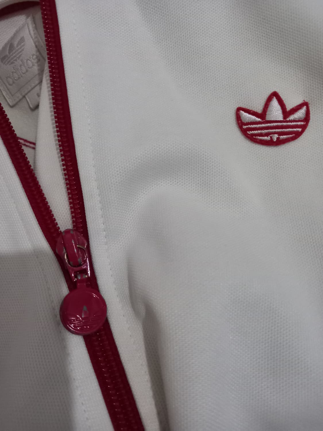 아디다스 도쿄 흰빨 화이트 저지 져지집업 90/S 상품이미지3