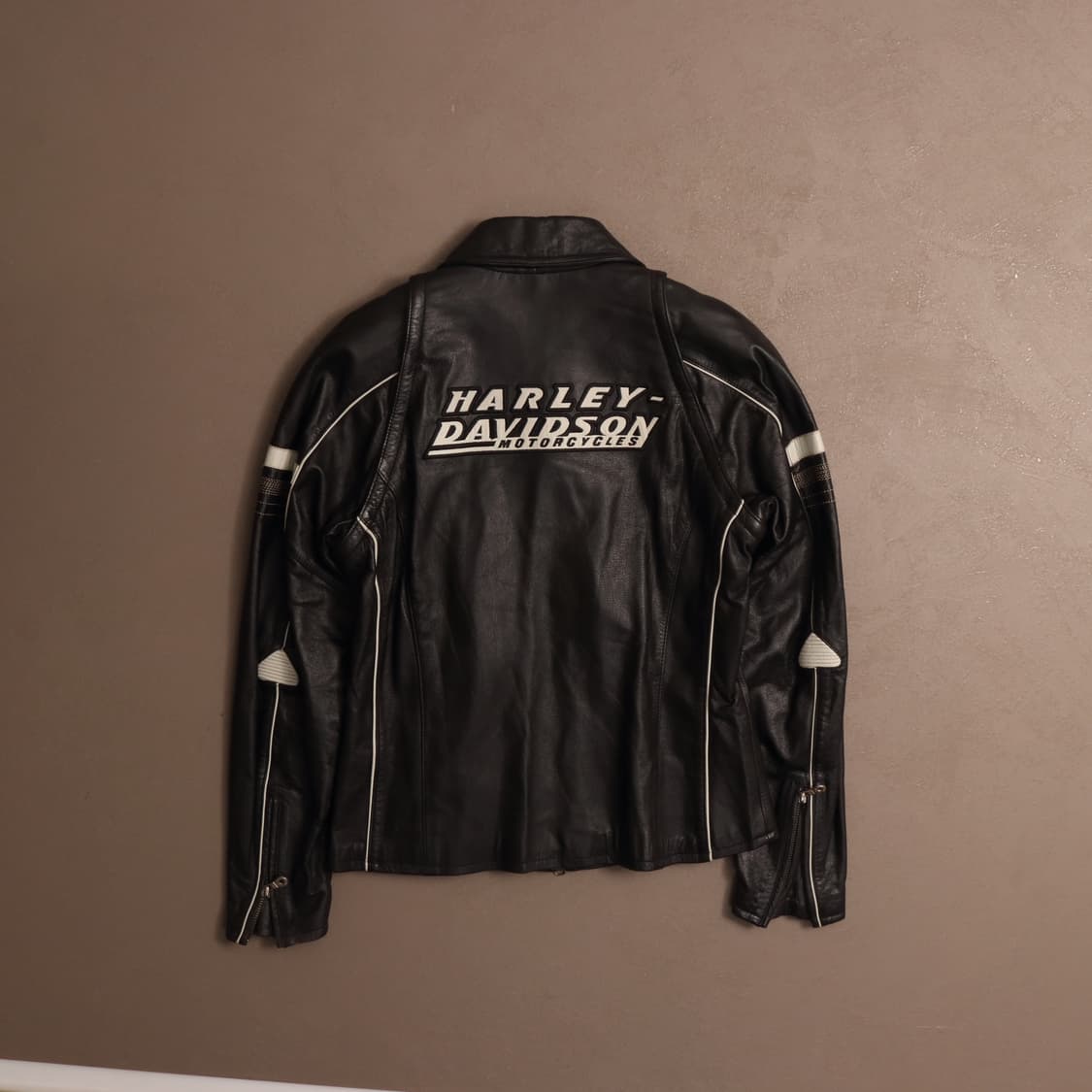 00'S 할리데이비슨 레이싱 레더 가죽자켓 A1359 상품이미지1