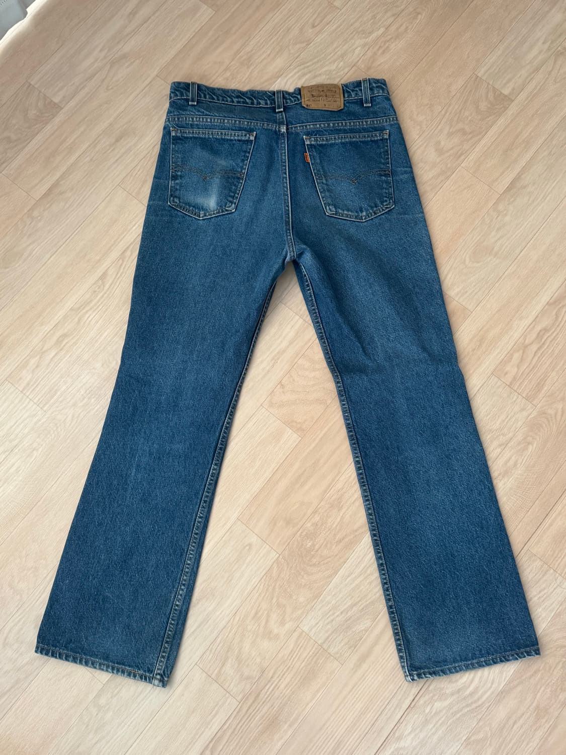 빈티지 리바이스 517 오렌지탭 9O'S MADE IN USA BLUE 상품이미지2