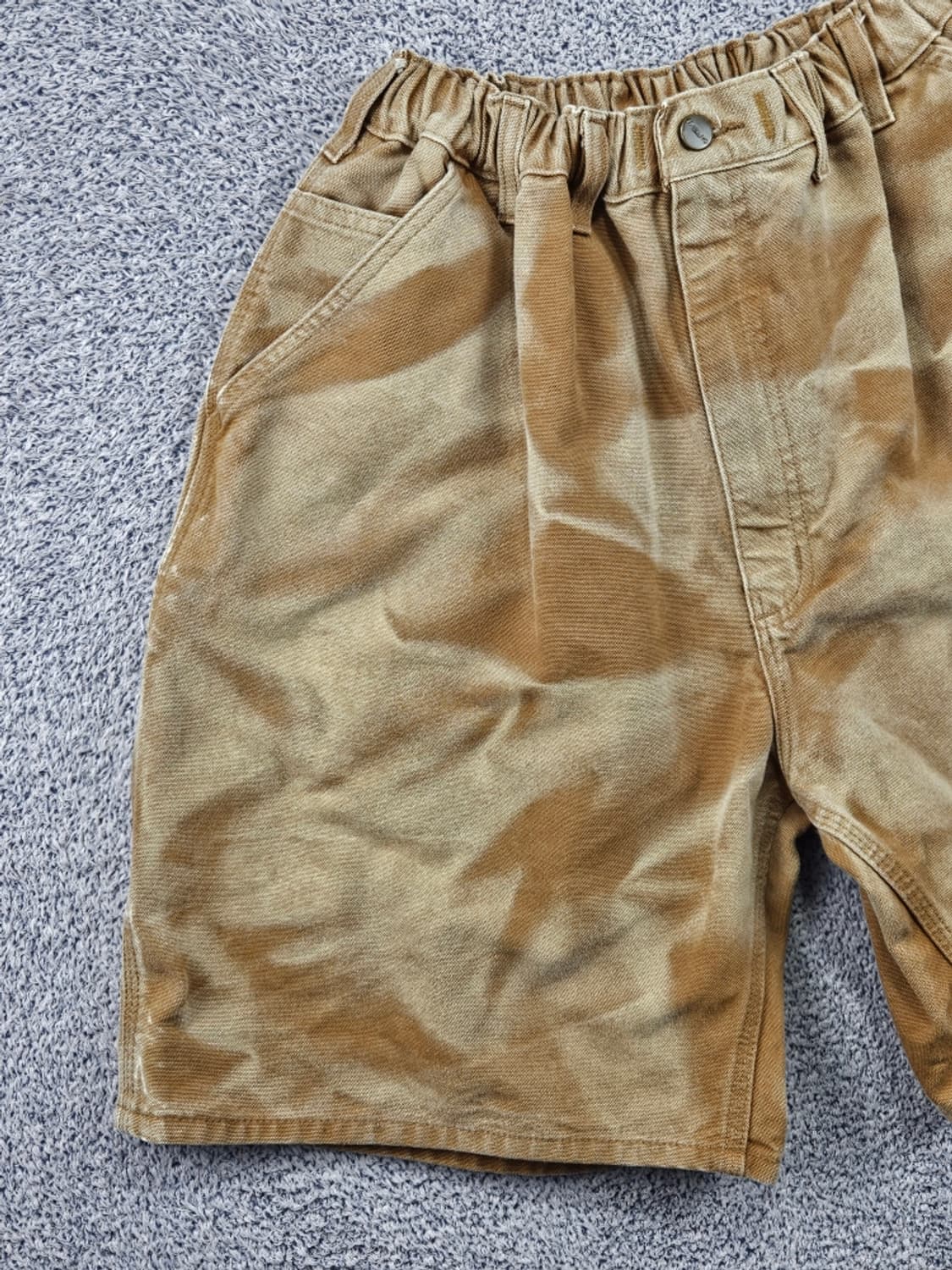 칼하트 다잉 밴딩 커스텀 덕캔버스 카펜터 워크 쇼츠 (44")/11644 상품이미지5