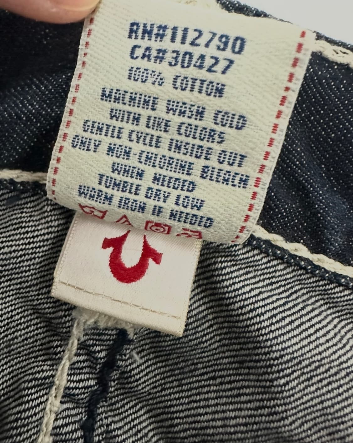 트루릴리전 스티치 스트레이트 데님 팬츠 상품이미지7