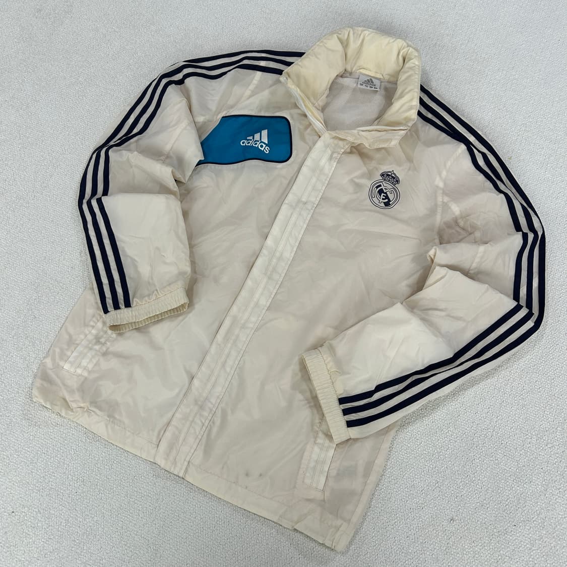 아디다스 레알마드리드 바람막이 화이트 L 상품이미지1