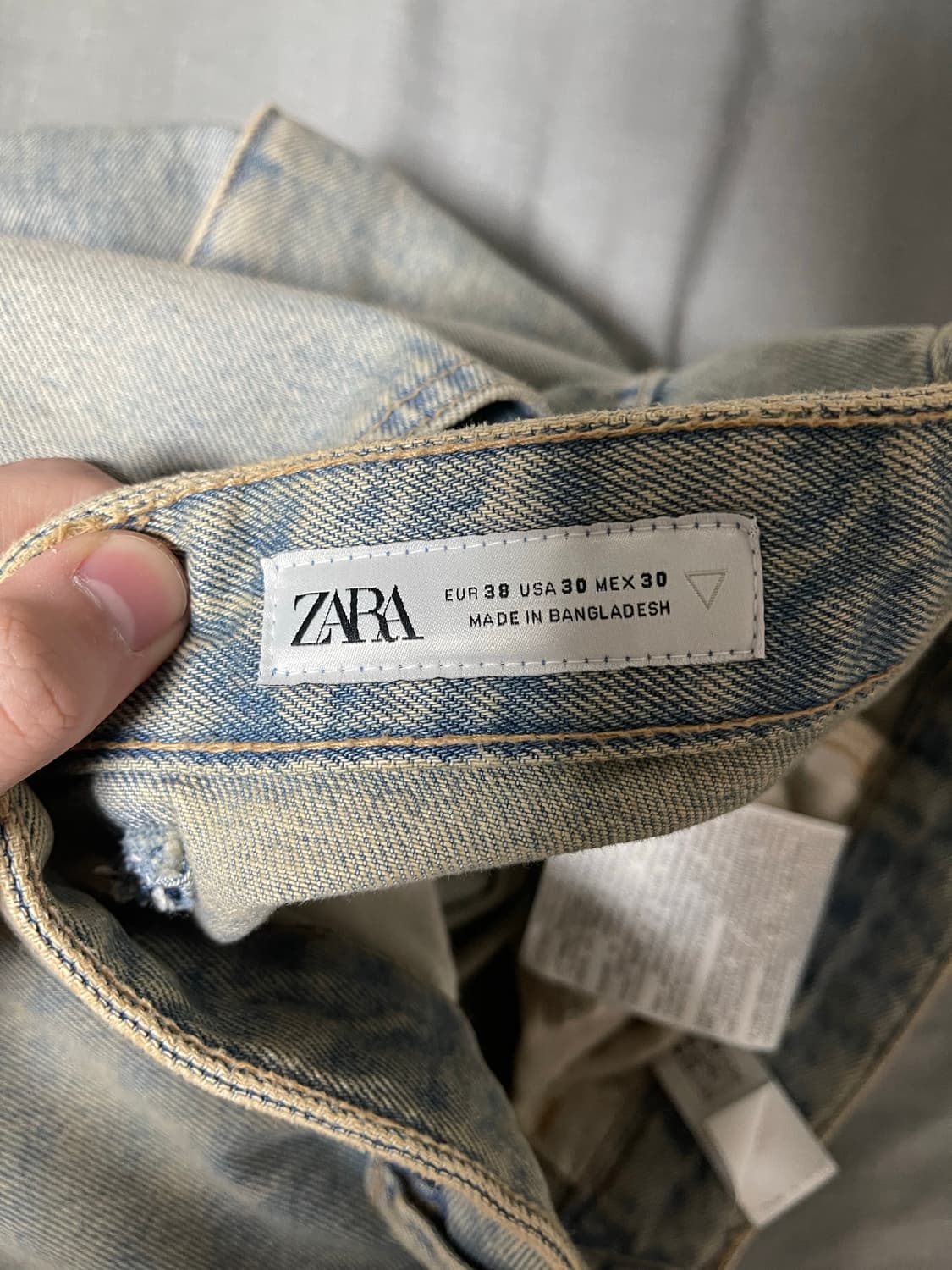 자라 데님 카고팬츠 상품이미지4