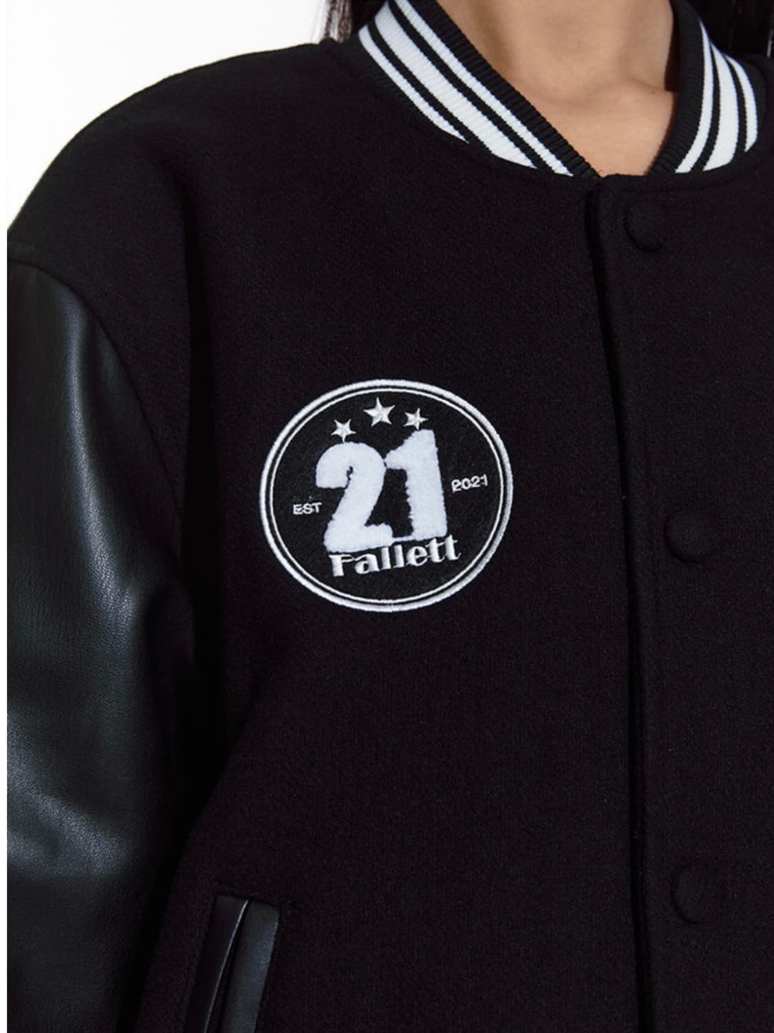 아트 아카이브 하우스 바시티 자켓 블랙 상품이미지4