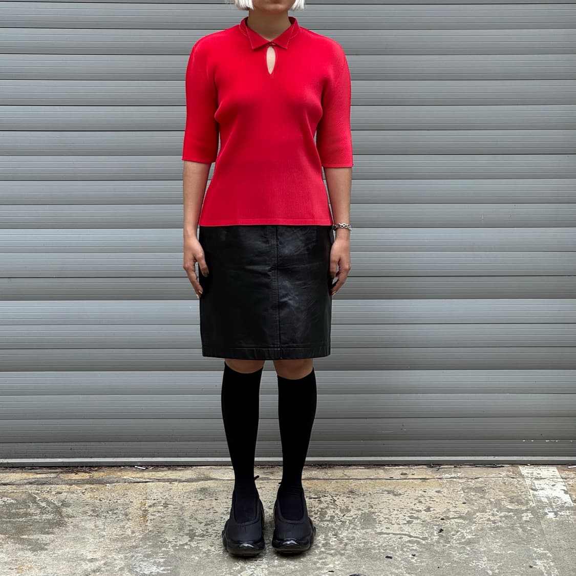 Pleats Please Red Short Top 상품이미지7