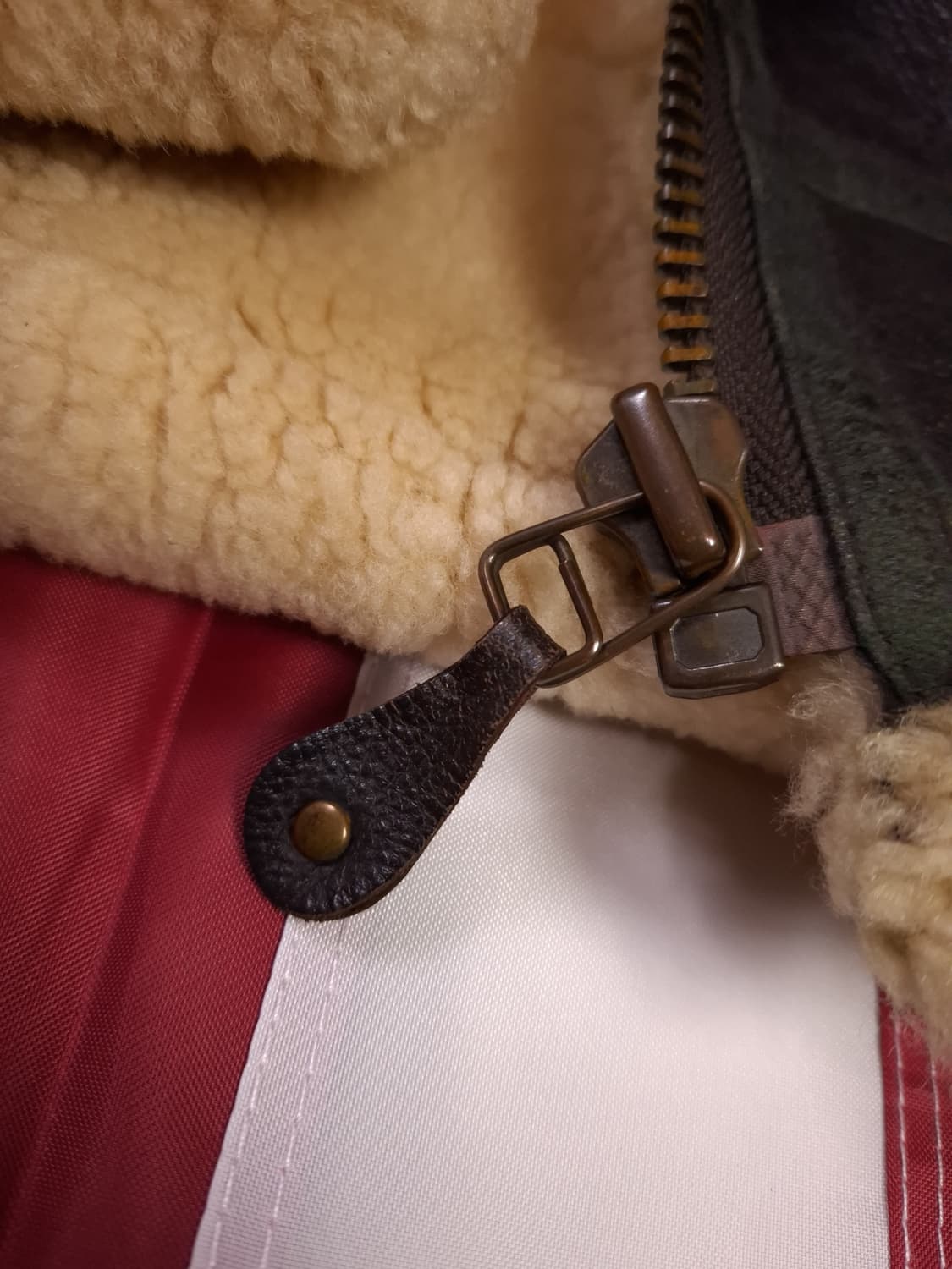 90's 빈티지 스투시 미공군 90's B-3 TYPE 항공무스탕 상품이미지4