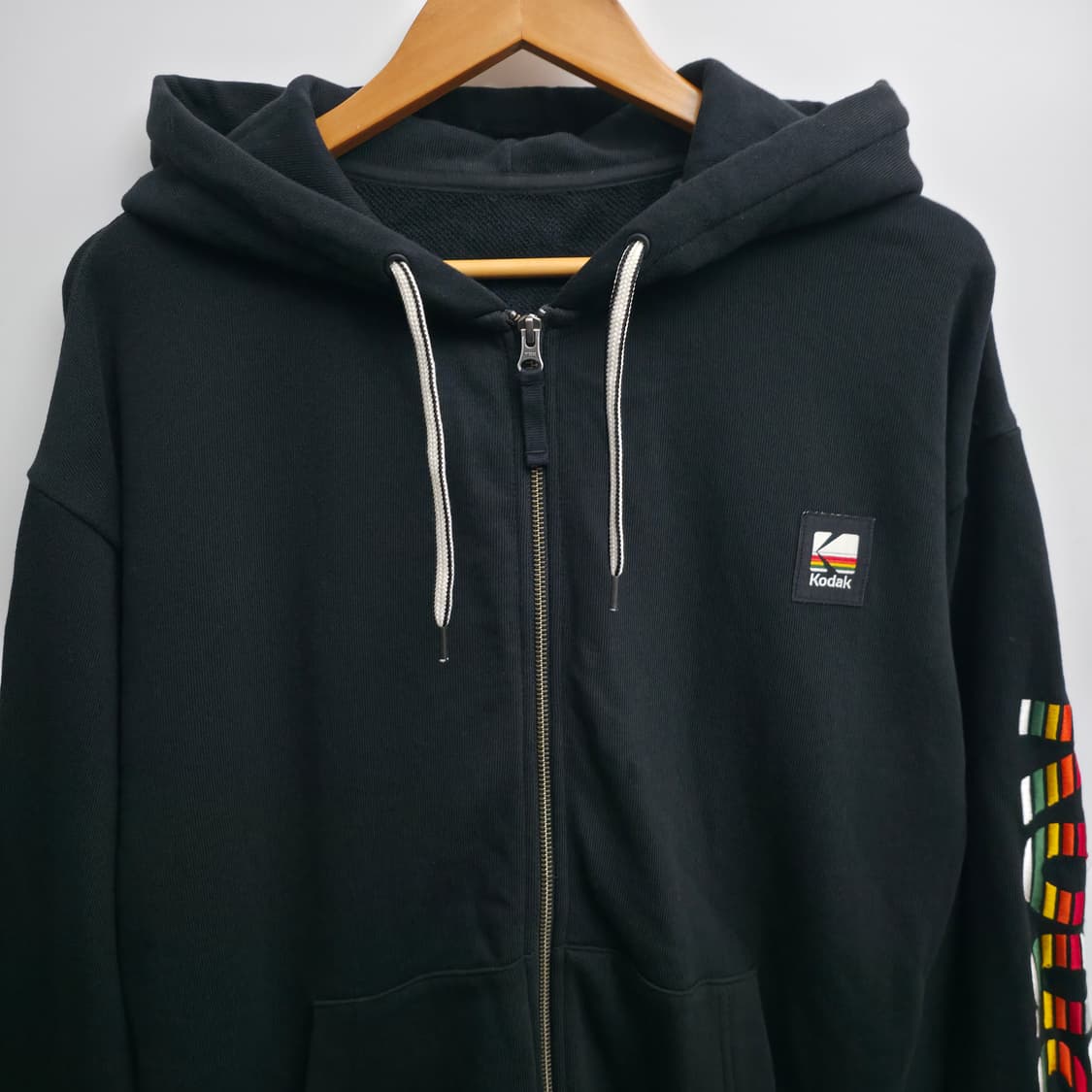 [M] 코닥 블랙 후드 집업 상품이미지2