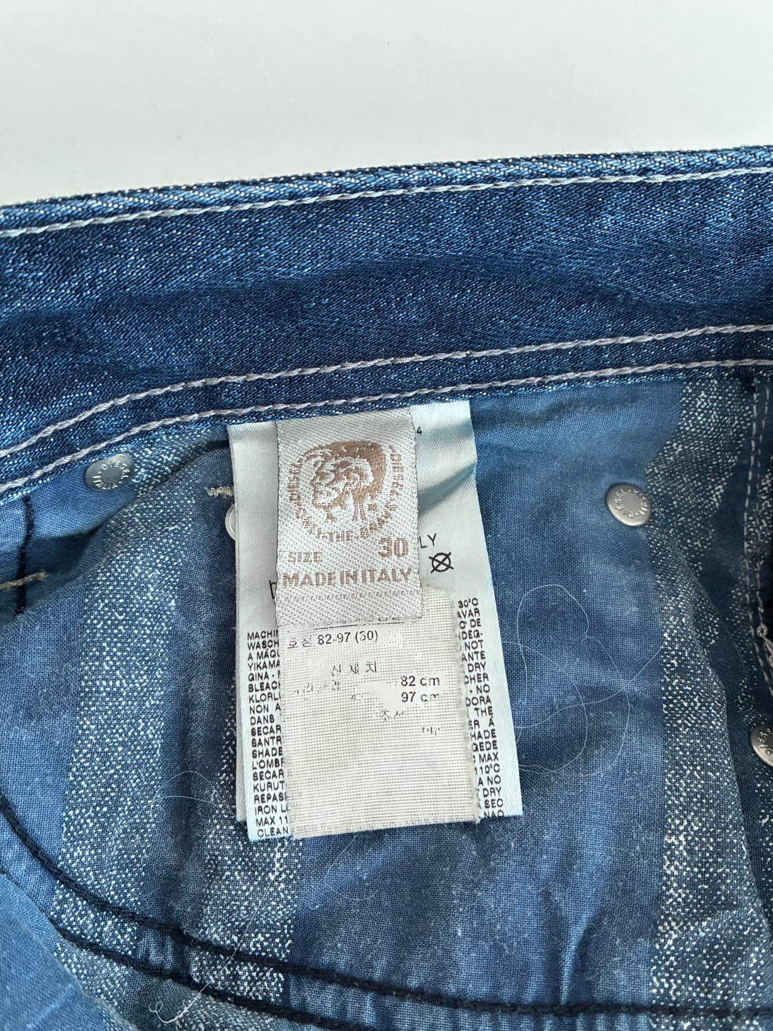 30) 디젤 라키 LARKEE 빈티지 데님 팬츠 상품이미지7