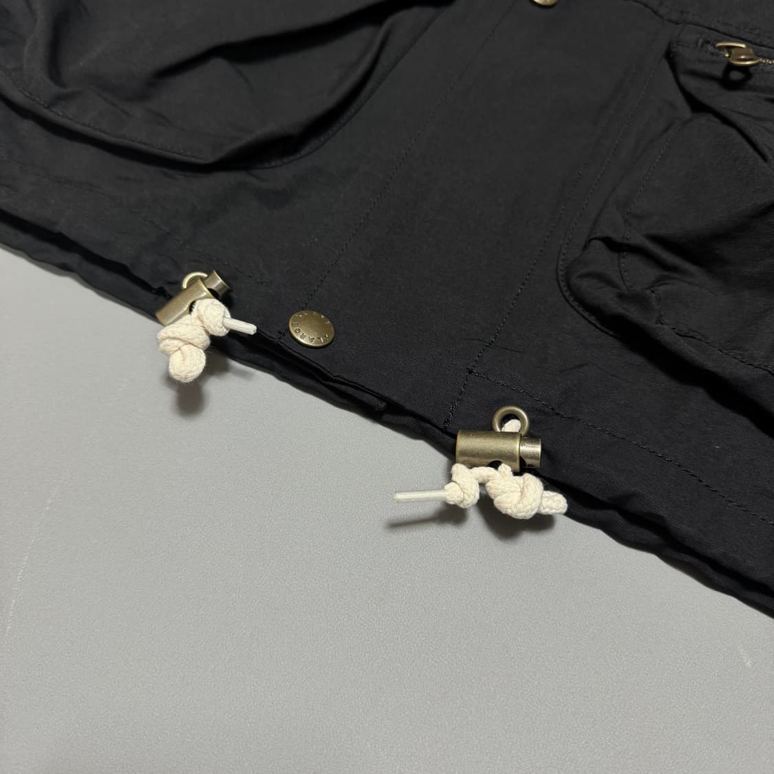 엑스라지(X-Large) 블랙컬러 4포켓 코튼 나일론 유틸리티 자켓 상품이미지6