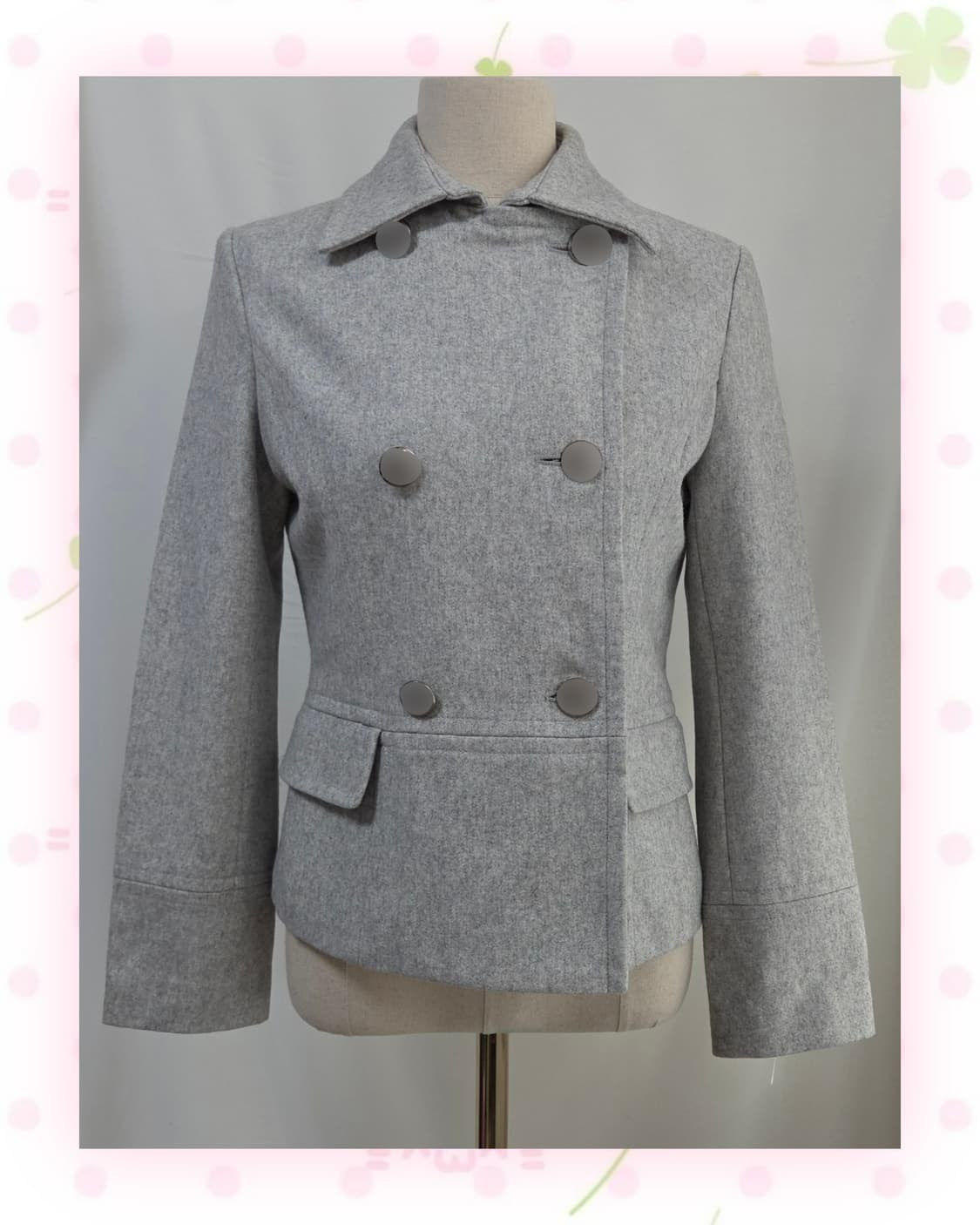 연회색 울혼방 자켓 상품이미지1