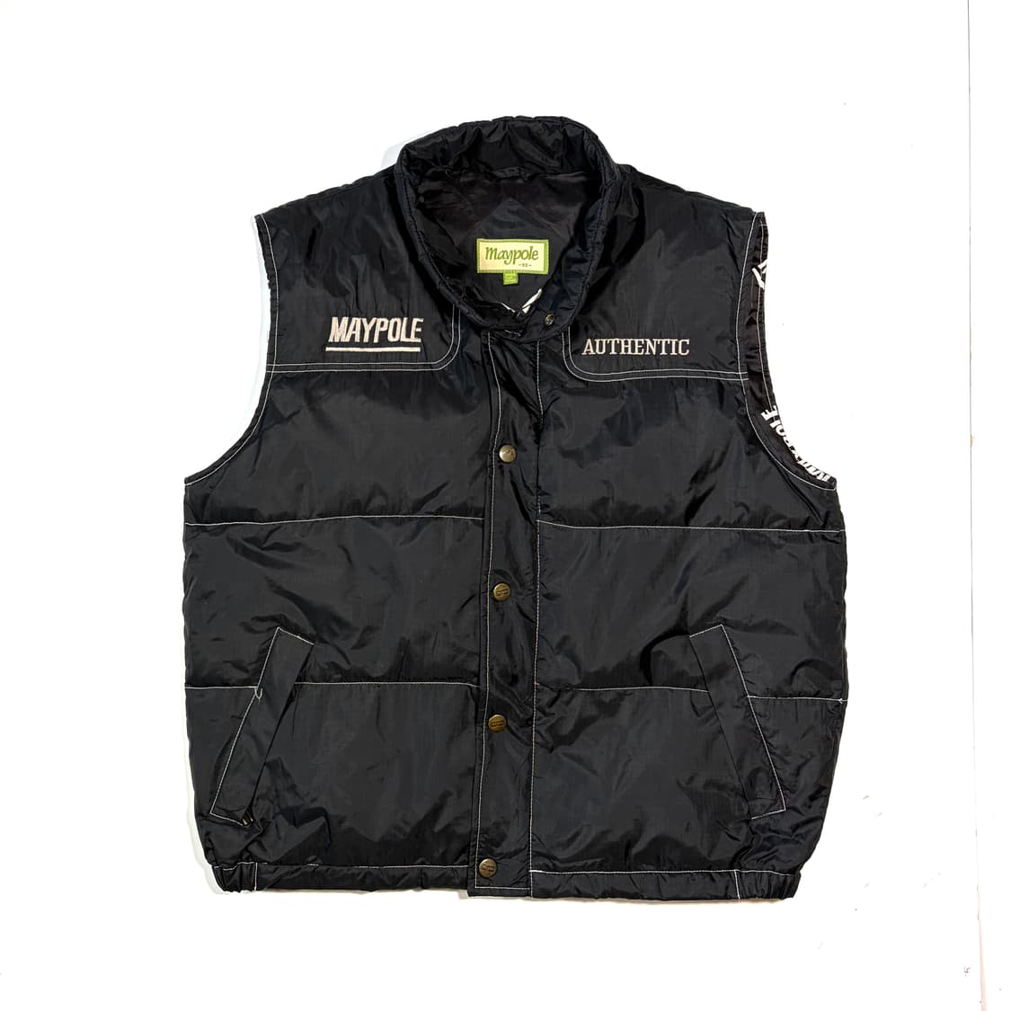 MAYPOLE 블랙 조끼 패딩 95 상품이미지2