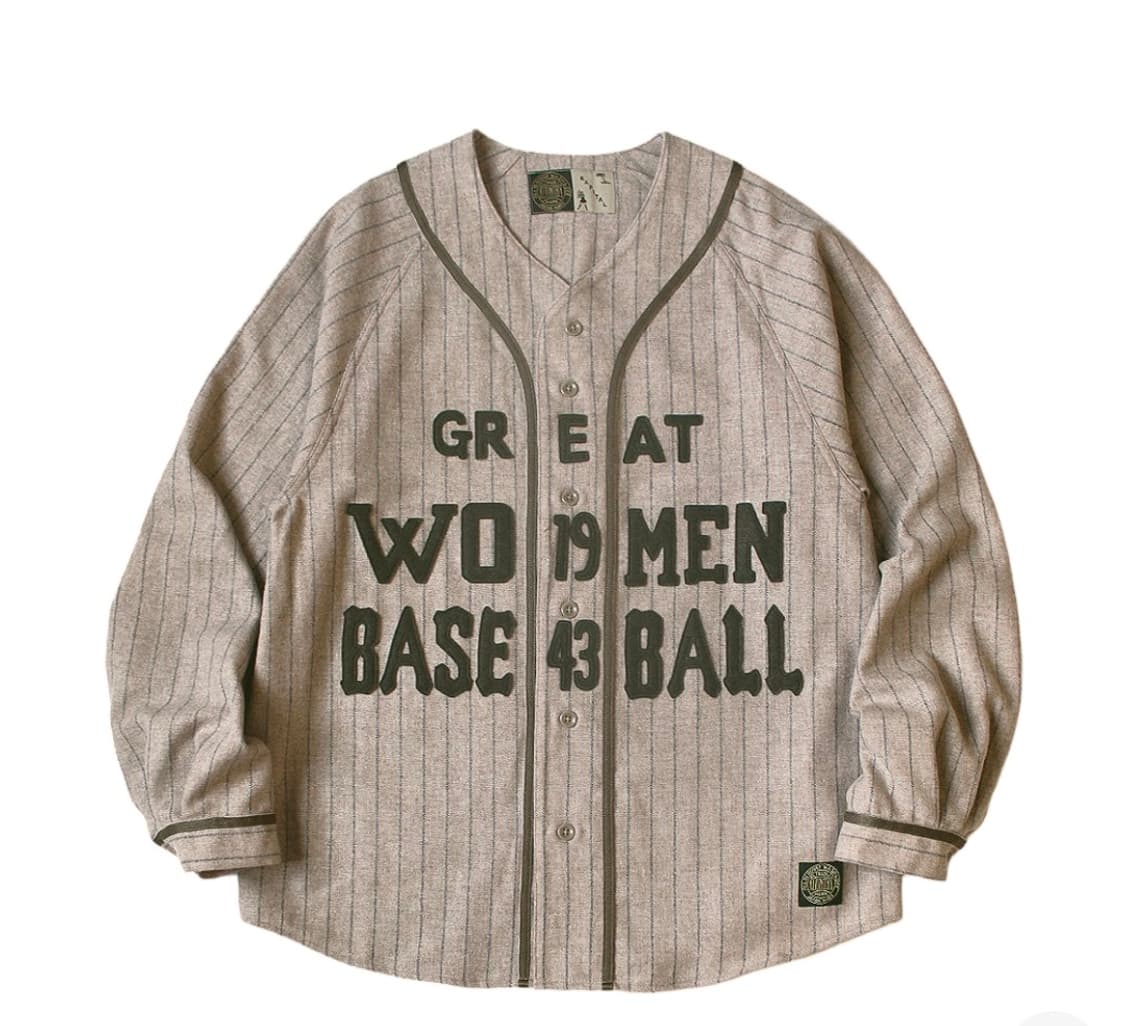 캐피탈 그레이트 우먼 베이스볼 셔츠 새상품 상품이미지1