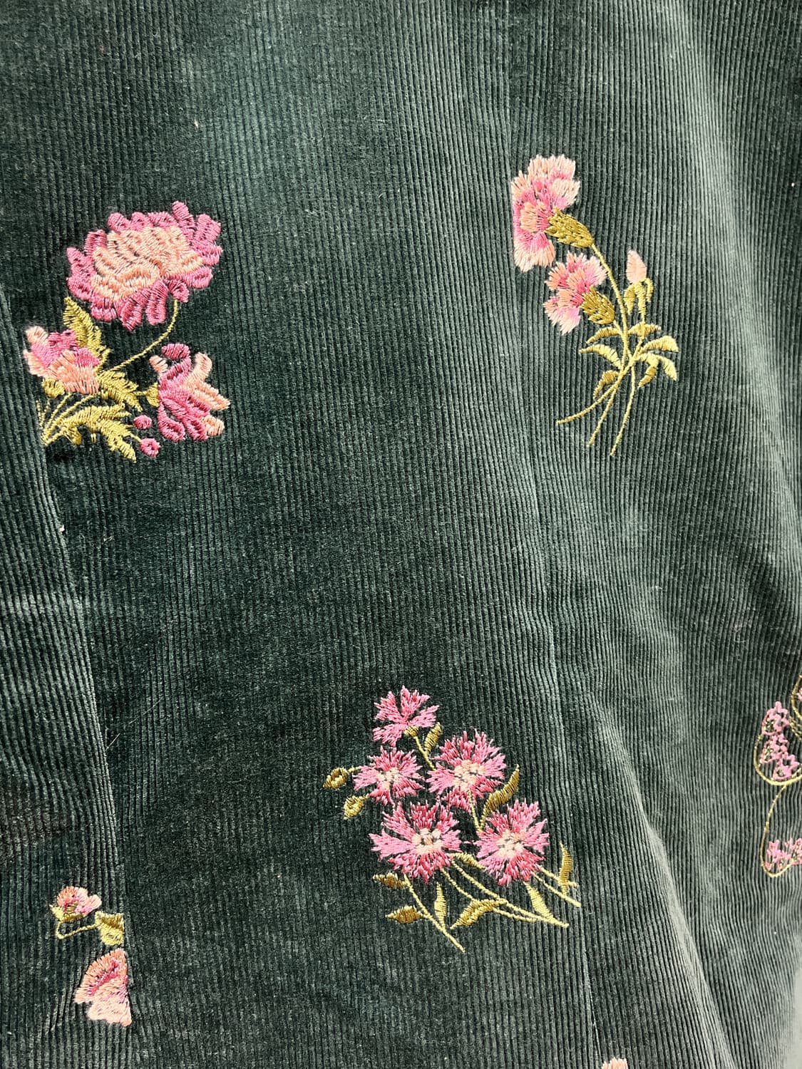 꽃자수 코듀로이 자켓 블라우저 상품이미지4