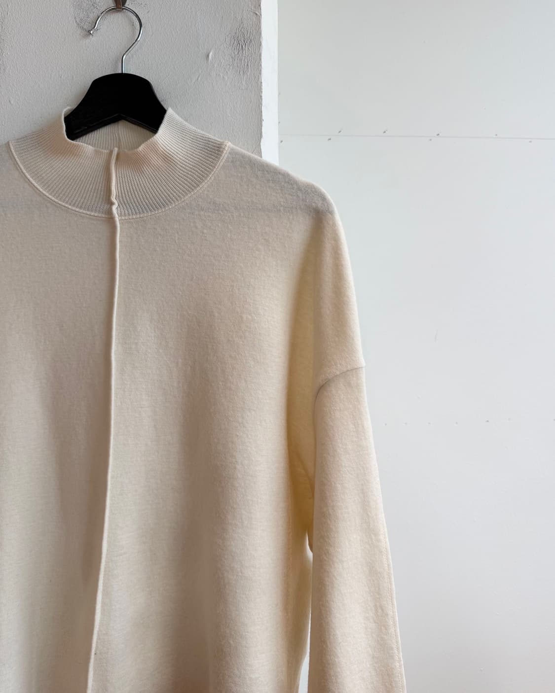 질샌더 아이보리 라나울 니트  상품이미지5