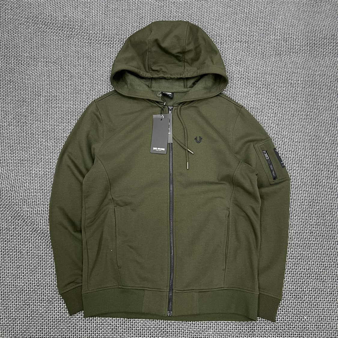 착샷O 트루릴리전 카키 후드집업 상품이미지1