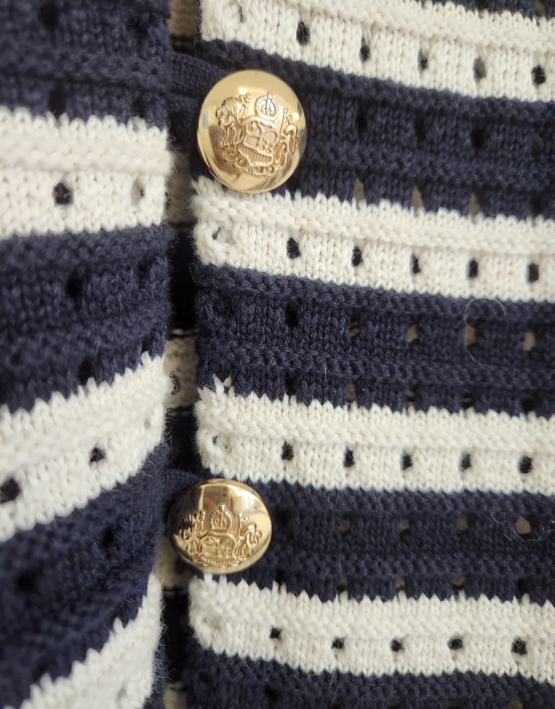 마시모두띠 코튼 스트라이프 가디건 M사이즈 상품이미지9