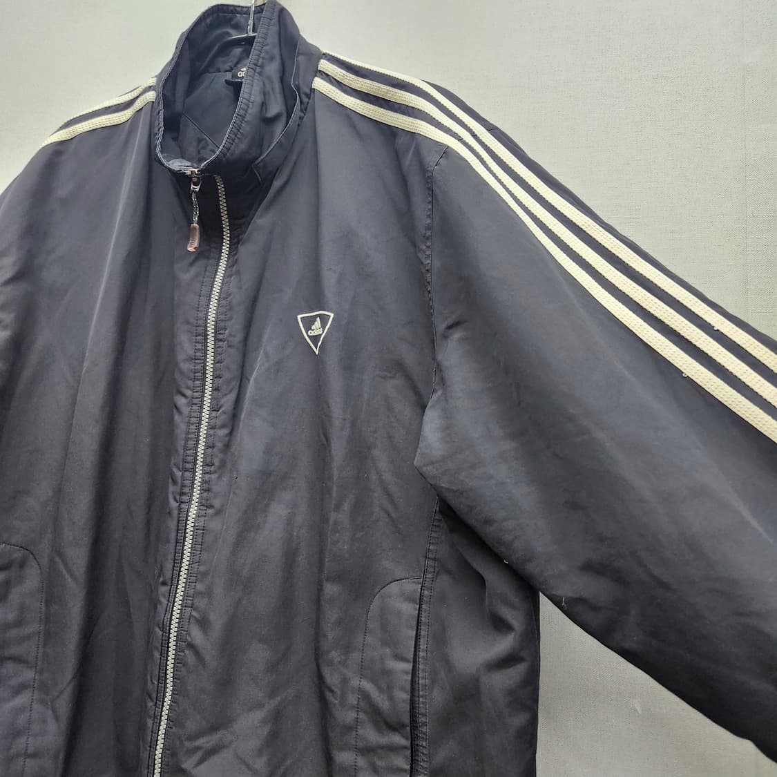 올드스쿨 아디다스 삼선 누빔 스트링 점퍼 105(2XL) 상품이미지2