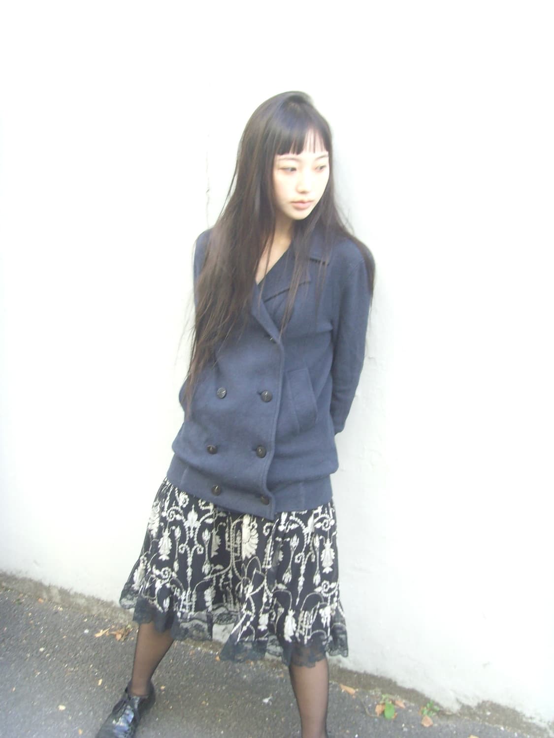 Jpn vintage midi skirt  상품이미지3