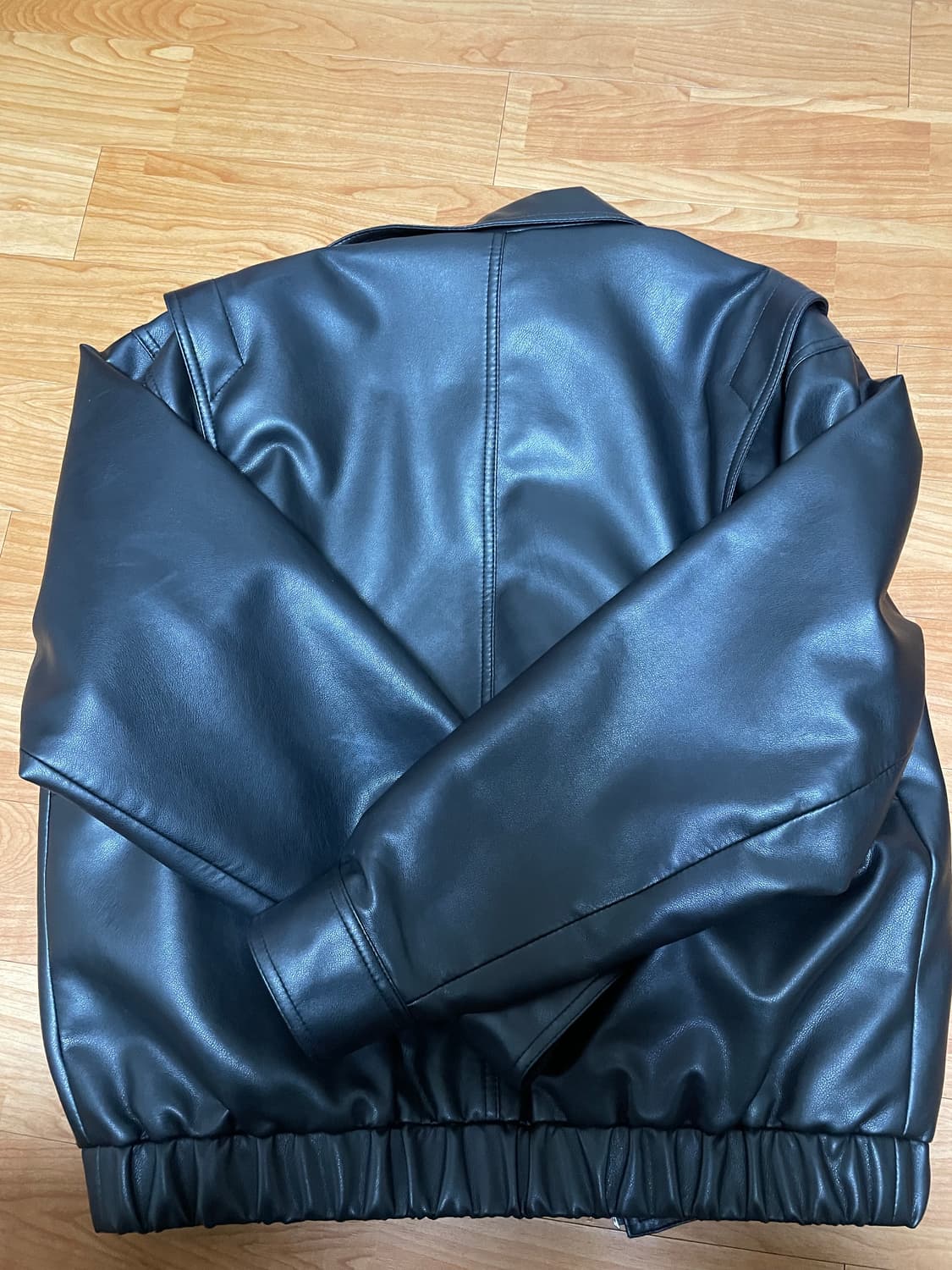 도프제이슨 비건레더 보머 자켓 상품이미지4