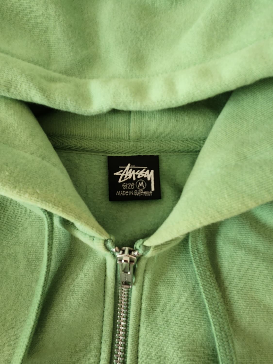 스투시 스탁 로고 후드집업 상품이미지3