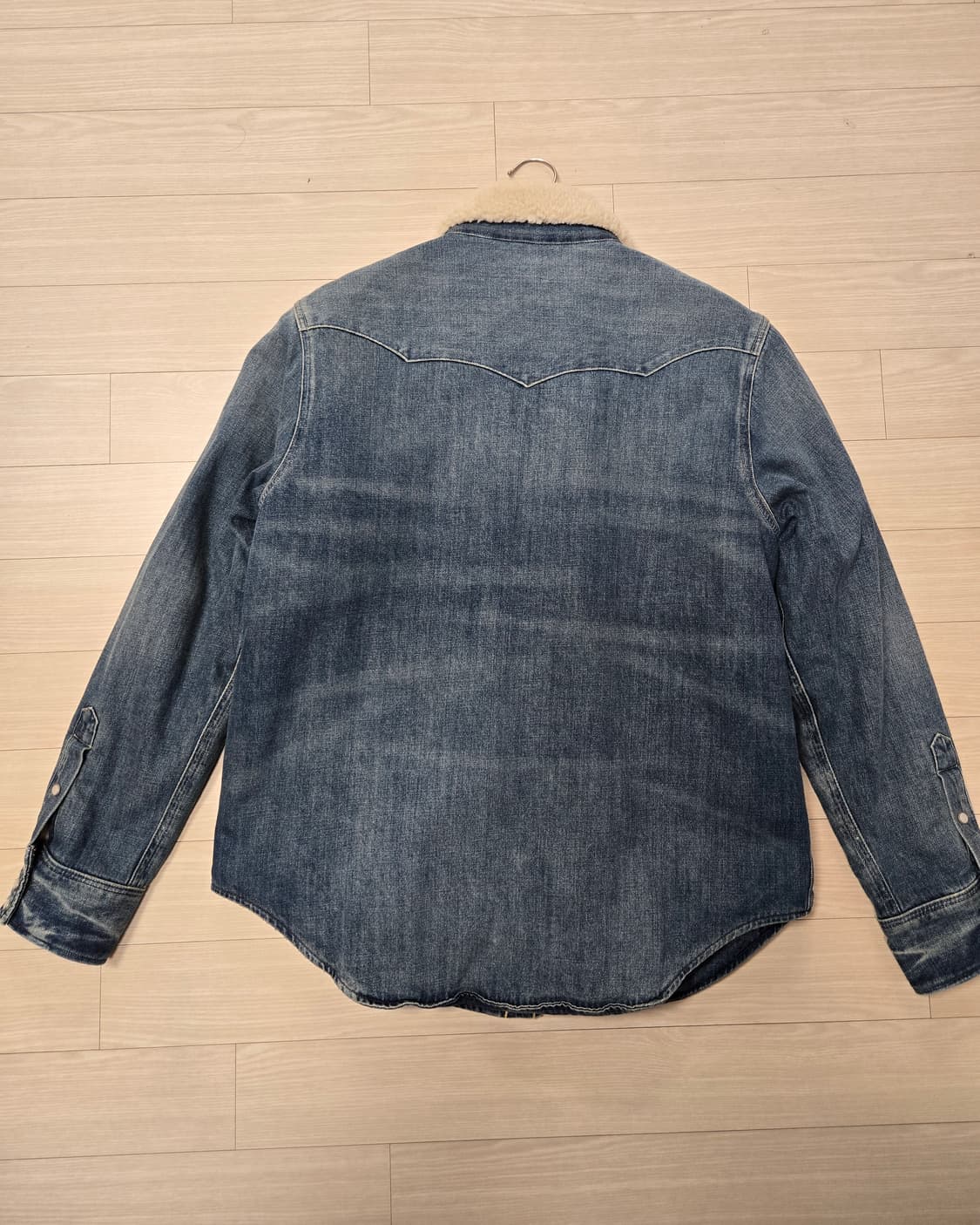 폴로 POLO 플리스 데님 웨스턴 셔츠 자켓 상품이미지3