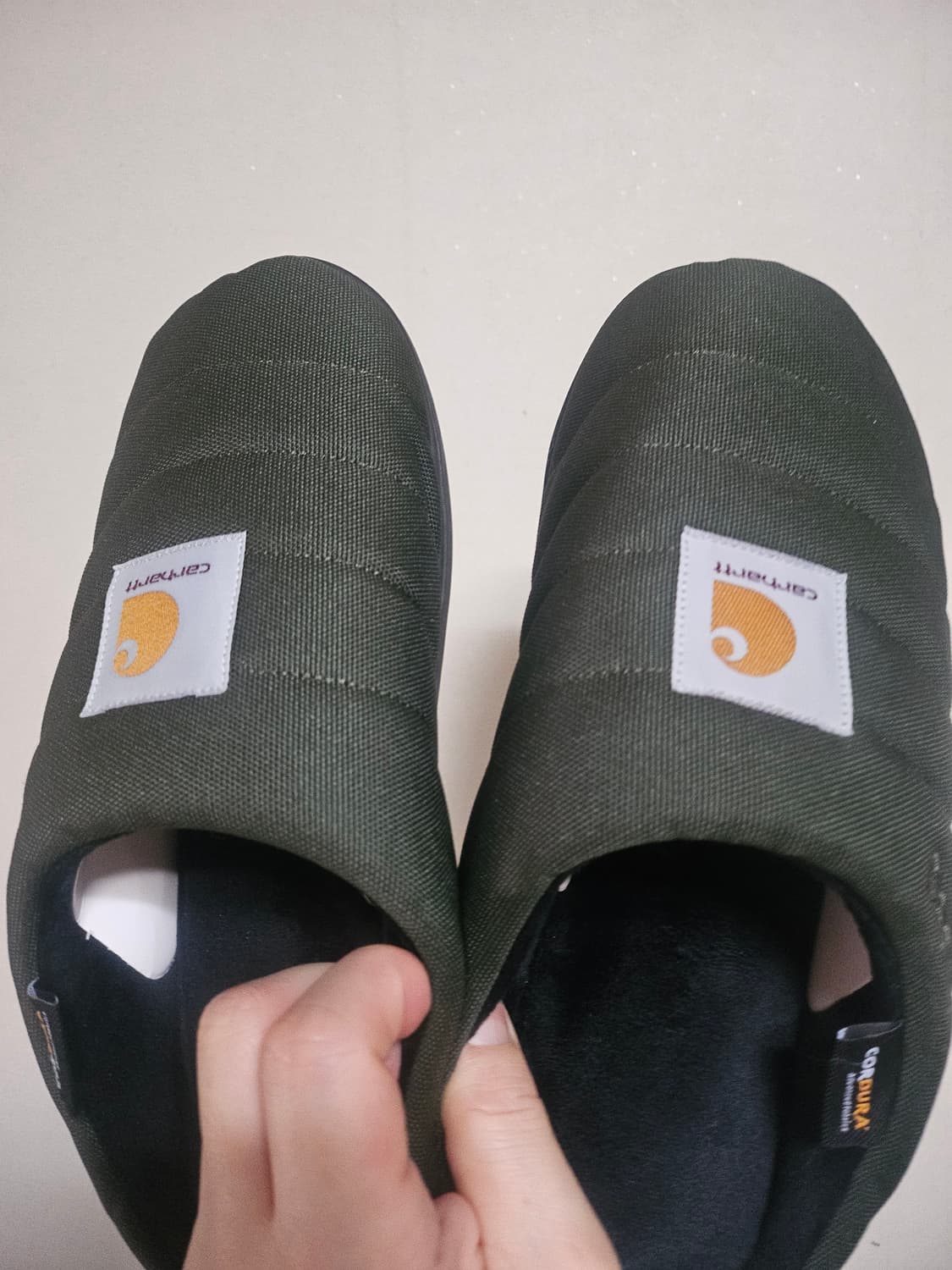 스부 칼하트  코듀라샌들 그린 상품이미지3