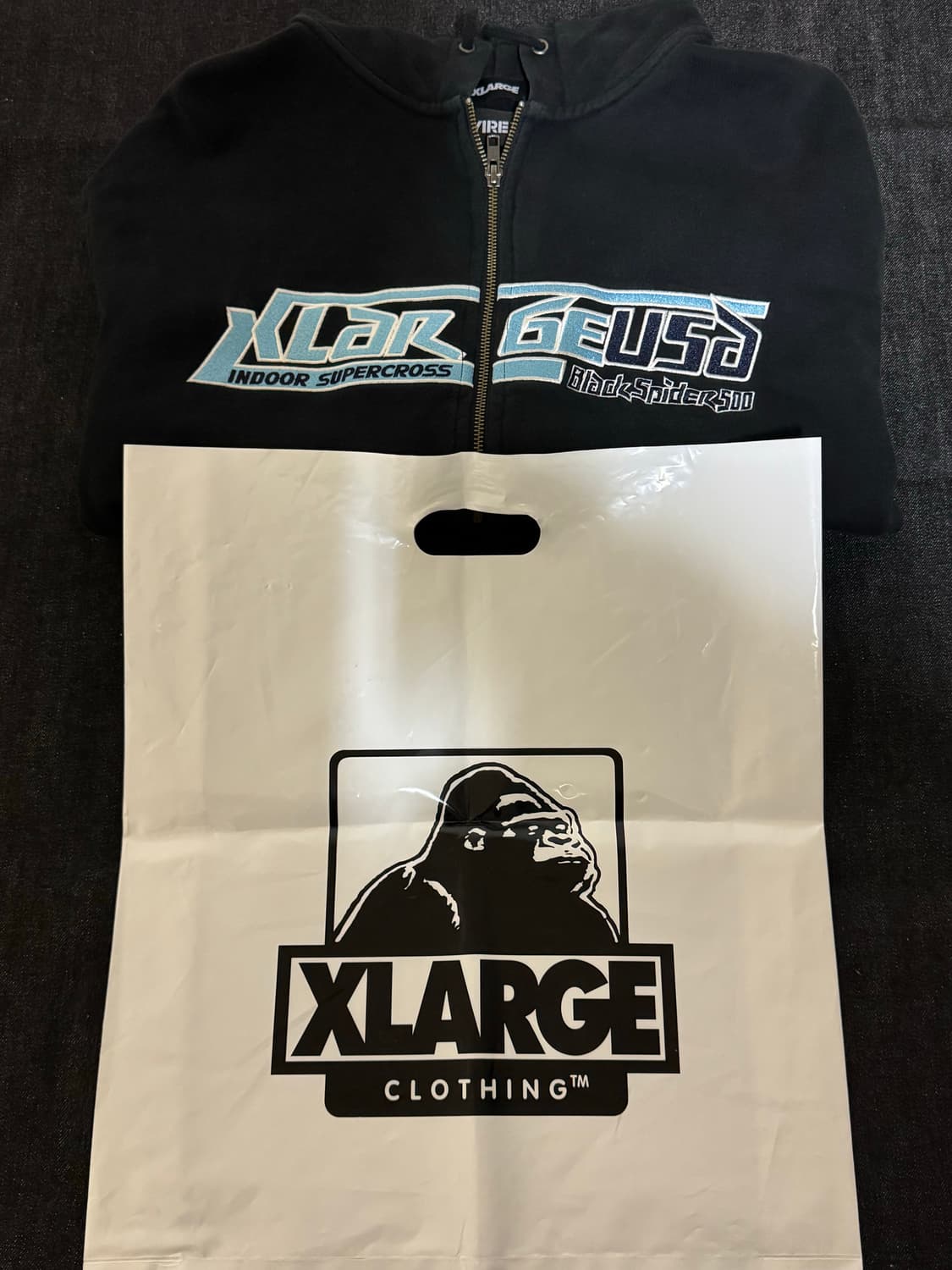 아비렉스 XLARGE 일본 한정 콜라보 크롭 후드 상품이미지8