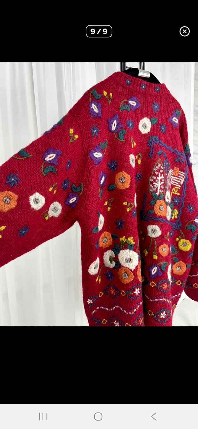 입체 꽃 니트스웨터 상품이미지9