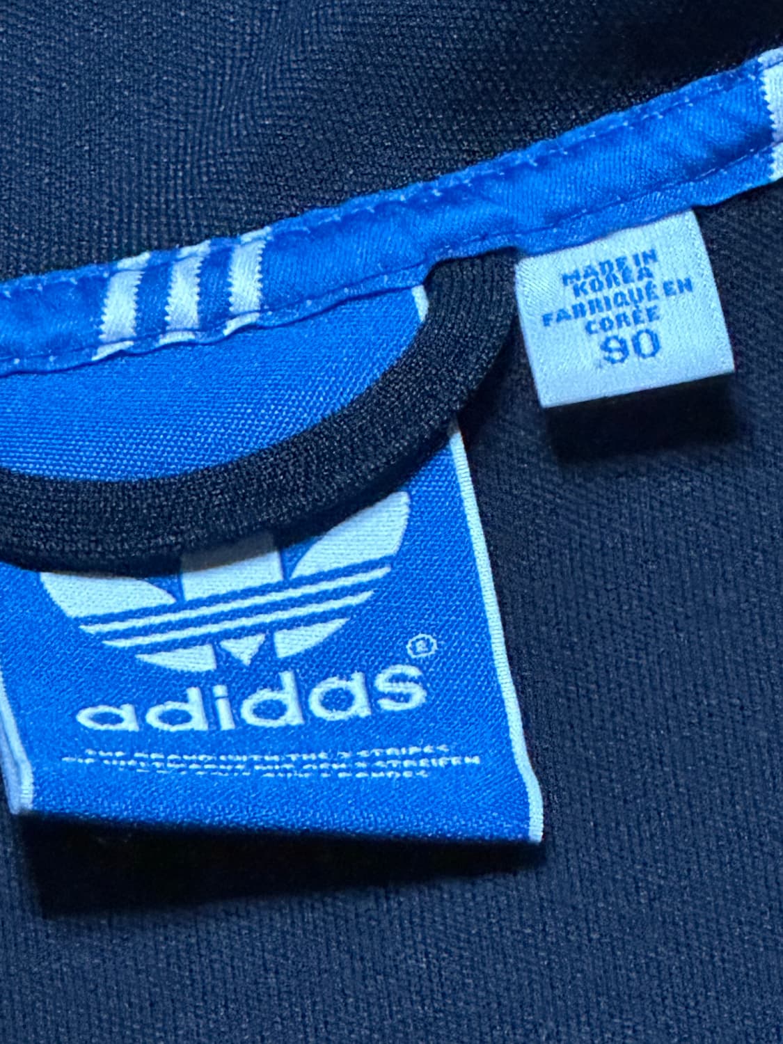 아디다스져지 아디다스 네이비 유로파 트랙탑 90 아디다스 집업 불꽃져지 상품이미지4