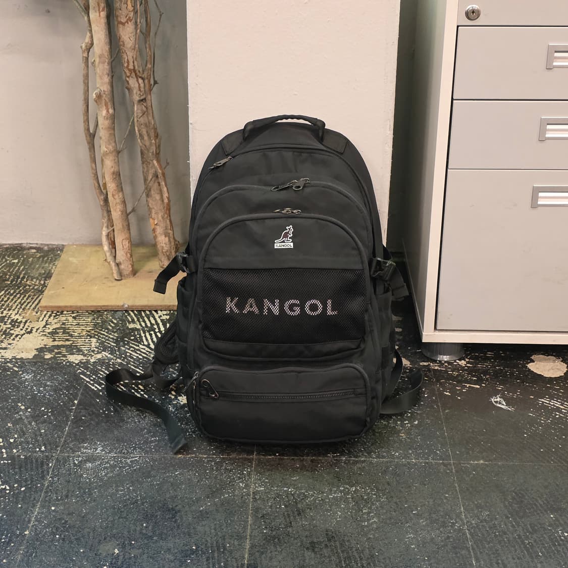 캉골 블랙 백팩  상품이미지1