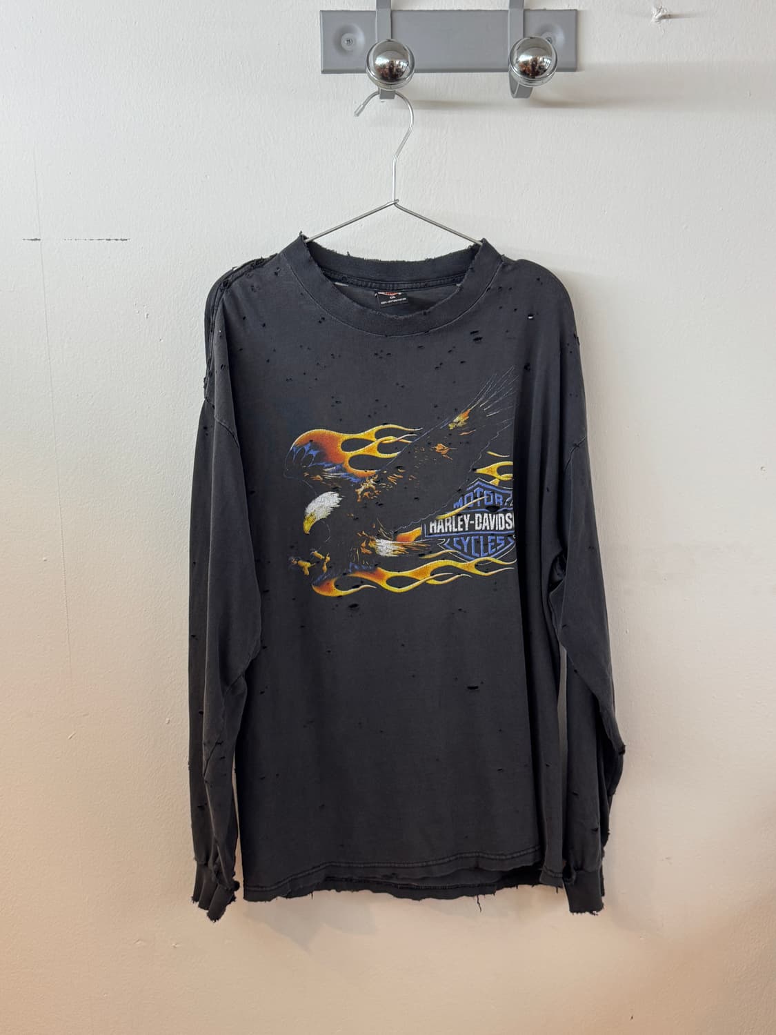 Harley davidson flame eagle faded long 상품이미지1