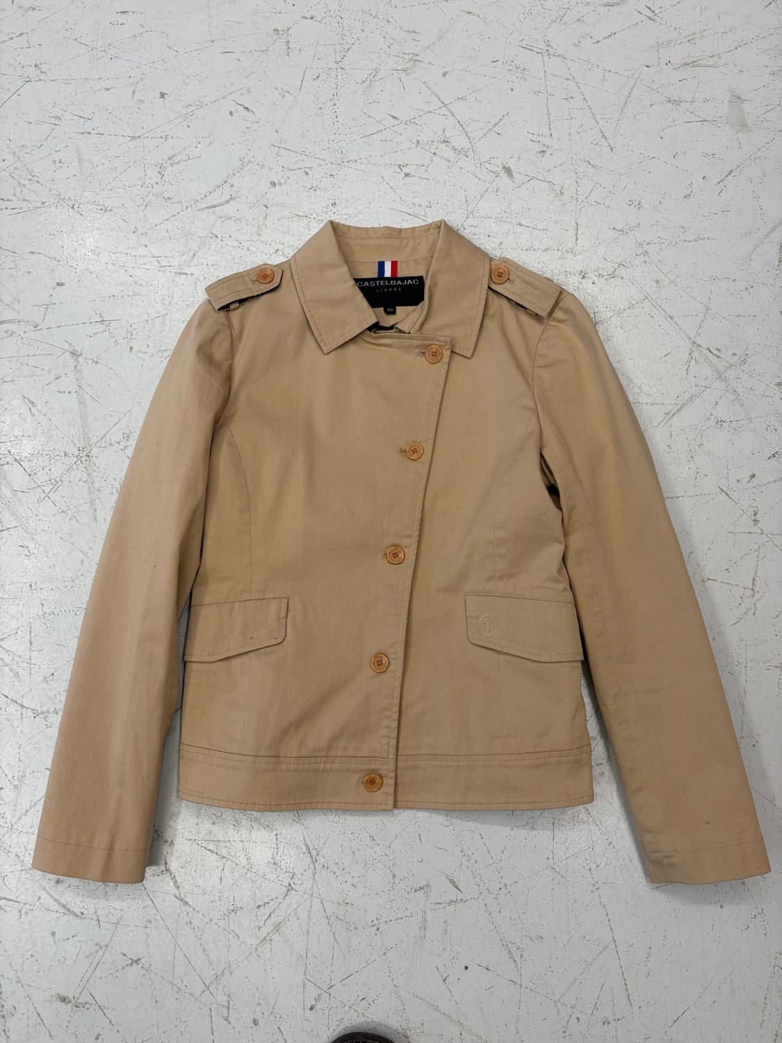 Castelbajac 베이지 숏 자켓 상품이미지4