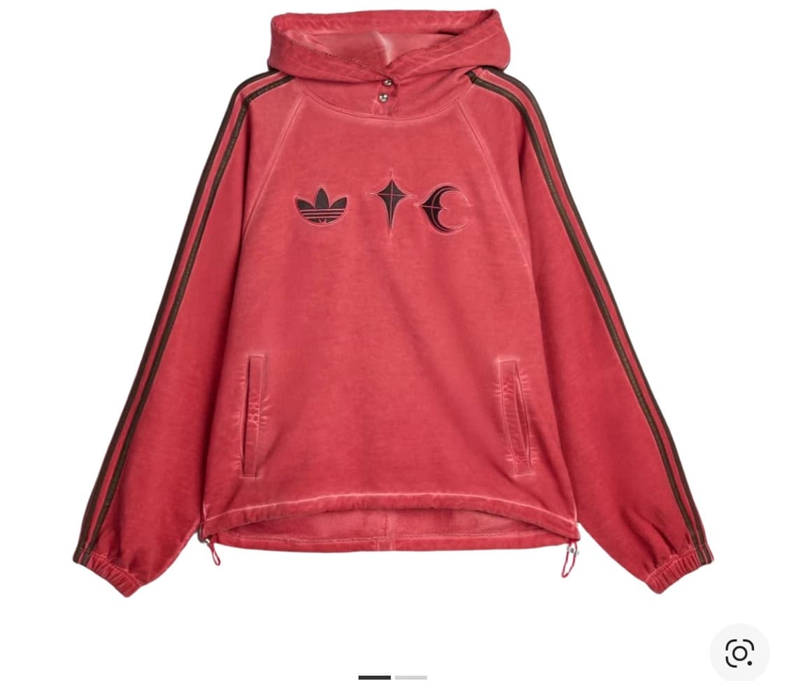 떠그클럽 아디다스 후드 레드m 상품이미지1