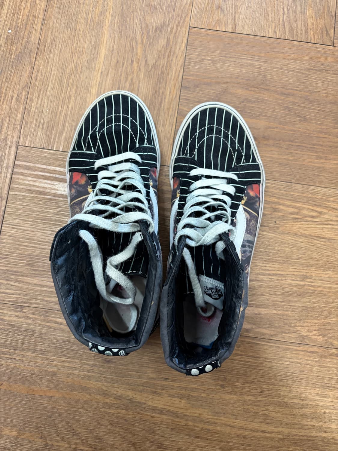 슈프림 꼼데가르송 반스 하이 신발 상품이미지3