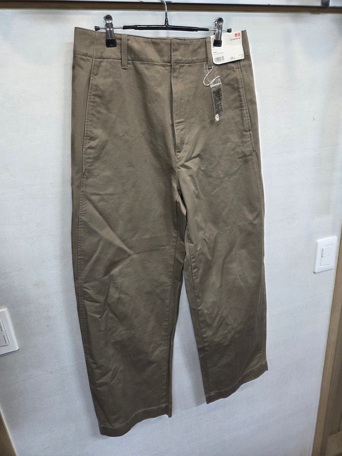 유니클로 u 와이드피트커브 코튼팬츠 73 대략 29 상품이미지5