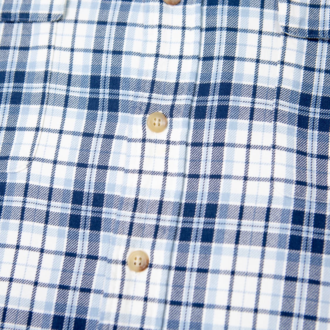 폴로 랄프로렌 블루 플란넬 코튼 워크셔츠 상품이미지3
