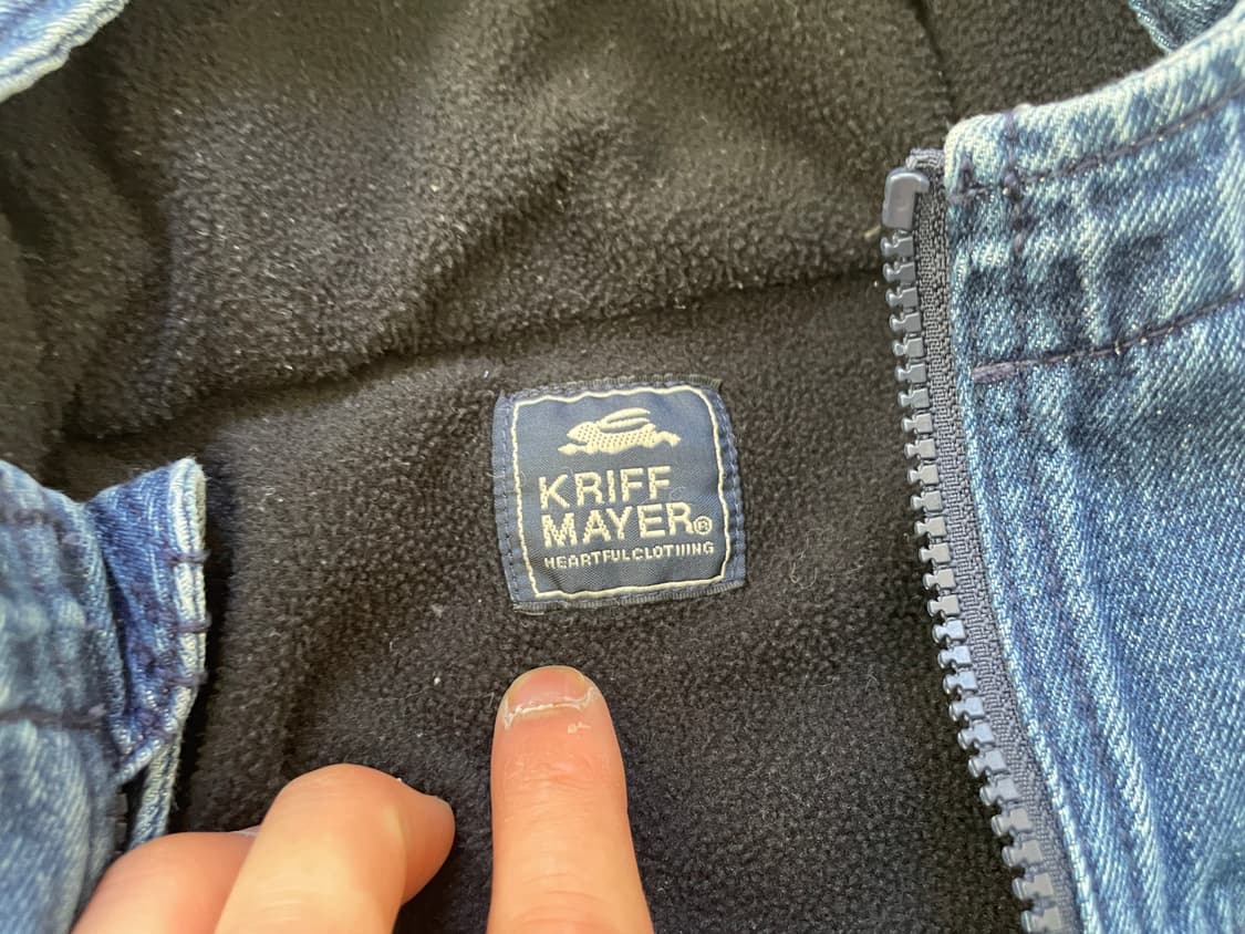 크리프메이어  안감 플리스 데님 워크 자켓 J04039 상품이미지3