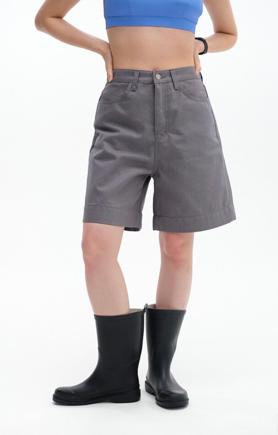 베뉴먼트 데님 쇼츠 (1사이즈) 상품이미지2