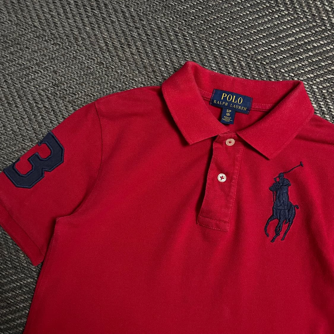폴로 랄프로렌 빅포니 PK 카라 티셔츠 레드y 5248 상품이미지3